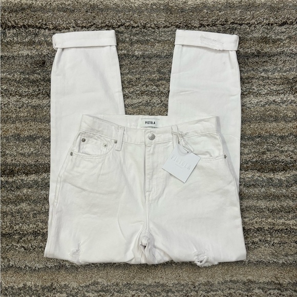 Pistola Presley High Rise Relaxed Roller Jeans Sz 25 NWT | Pistola Relaxed Jean* - Picture 1 of 15